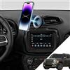 oricarmes Jeep Renegade - Supporto magnetico per iPhone 12/13/14/15, Jeep Renegade 2015, colore: Nero