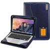 Broonel - Serie Contour - Custodia protettiva in pelle blu - Compatibile con Lenovo 13w Yoga 13.3