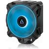 ARCTIC Freezer i35 RGB - Dissipatore CPU a Torre Singola con RGB per Intel, Ventola P da 120 mm ottimizzata per la pressione, 200-1700 RPM, 4 Heatpipes, Pasta Termica MX-5 inclusa - Nero