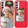 Yoedge Custom Cover Personalizzata Custodia per Samsung Galaxy A14 4G/5G 6,8 con Foto Testi Disegni, TPU Silicone Personalizza Case con Immagine, Antiurto Personalizzabili Case per Samsung A14, Rosso