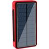 Generico Solar Power Bank 50000 MAh, Caricatore del Pannello Solare Wireless con Torce a LED per Tablet, Batteria Esterna Durevole per Caricabatterie per Cellulare, Caricaba