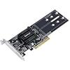 Synology M2D18 - Storage bay adapter - Expansion Slot to 2 x M.2 - M.2 Card - PCIe 2.0 x8