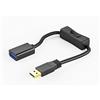 YSJJZRL Cavo di prolunga USB 3.0 da 90 gradi con interruttore Dritto/Su/Giù/Sinistra/Angolo destro Cavo di prolunga USB da maschio a femmina (0,3 M,Dritto)