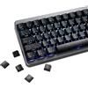 YMDK Contour Line Black Keycaps Set Completo 97 Tasti Side-lit Shine Through Custom Keycap Profilo Cherry PBT+PC Double Shot per MX Tastiera Meccanica