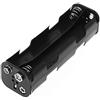 JERKKY Battery Box Long Strip 8X AA Custodia da 12 V Double Side Back Storage 9V Contenitore Button DIY Saldatura Collegamento