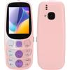 Lazmin112 2G Cellulare Con Tasti Grandi Per Anziani, Schermo Hd Da 2,4 Pollici, Tripla Sim, 0,13 Mp, Torcia, Altoparlante Frontale, Calendario, Fm, Musicale, Registratore, 3000 Mah (Rosa)