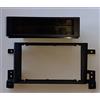 Electric House Mascherina Autoradio Nera Adattatore Stereo 2 DOPPIO ISO con cassetto Rimovibile Compatibile per Suzuki Gran Vitara 2 2005> MS271