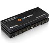 J-Tech Digital JTD4KSP0108 - Splitter HDMI 1 in 8 Out 4K 60 Hz, qualità premium, 4K Ultra HD, splitter HDMI per più monitor duplicati/mirror