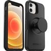 OtterBox + Pop Symmetry Series - Custodia per iPhone 12 Mini, confezione non al dettaglio, colore: Nero