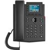 Fanvil X303 Telefono VoIP a 2 Fili, Display a Colori da 2,4 Pollici, Compatibile con Switch Fanvil PN