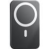 SouiWuzi Power Bank magnetico 10000 mAh 15W Caricatore wireless veloce portatile batteria esterna Uso della casa nera