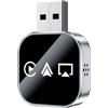 Generico Adattatore Video per Auto - Adattatore Car?lay Wireless 1,18 | Strumento di Mirroring 3-in-1 Car?lay & 2026 Aggiornato | WiFi 2.4/5GHz & 5.0 | Convertitore Plug & Play da C