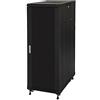 LINK ARMADIO RACK PER RETI 19 22 Unità, dimensioni (A) 1166, (L) 600, (P) 600 mm. COLORE NERO PORTA VETRO