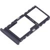 Generico Ricambio Compatibile con TCL 405 406 408 T506D T506K T507D T507U T507A Carrello Vassoio Alloggio SUPPORTO adattatore SLOT PORTA CARD carrello per SCHEDA SIM + vano Memoria Micro Sd (Nero)