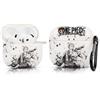 LEWOTE Compatibile con Apple AirPods 4 custodia protettiva divertente con simpatico cartone animato sottile cover con portachiavi [serie One Piece] (Zoro)