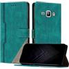 Netany Custodia Compatibile con Samsung Galaxy J1,custodia magnetica in pelle PU con [Slot Cart] [Supporto Stand] [Magnetica] (Verde)