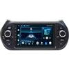 WOMGKDA 9 Pollici Android 13 Autoradio per Fiat Fiorino Citroen Nemo Peugeot Bipper Navigazione GPS Touch screen con Bluetooth SWC FM RDS Radio AHD 4G/WIFI DVR Ventola di raffreddamento(4+64G)