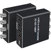 ACHAVE Convertitore video da SDI a HDMI, 4 ingressi sdi e 4 uscite hdmi, 4 in 4 uscite, nero, supporto multiformato, ingresso HD-SDI/3G-SDI, risoluzione 1080p@60Hz, trasmissione a lunga distanza