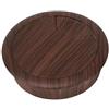 HAEUYA Passacavi da scrivania, copriforo for cavi da scrivania, 2 pezzi da 50/60 mm, copriforo for cavi in plastica effetto legno for scrivania, passacavo for cavi rotondi da scrivania, for computer, PC(60