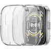 Fintie 3 Pezzi Cover compatibile con Amazfit Bip 5 | Protezione Morbide TPU Custodia con Pellicola Protettiva
