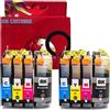 Genérico LC227XL LC225XL Pack 8 Inchiostri Compatibile con Brother LC227XLBK LC225XLC LC225XLM LC225XLY