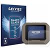 savvies 3 Pezzi Pellicola Protettiva Vetro per Garmin Xero C1 Pro Protezione Schermo, Lamina di Vetro, senza Bolle, Anti-Impronta, Anti Graffio
