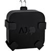 IFCASE Supporto da parete/sotto scrivania/retro per TV compatibile con tutte le generazioni Apple TV (compresi tutti i modelli 4K), colore: nero