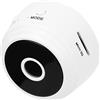 Zunate Mini Telecamera Spia WiFi, Telecamera Remota Intelligente HD 1080P Wireless, con Cover Posteriore Magnetica, per Casa, Ufficio, Cortile, Negozio (Bianco)