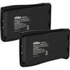vhbw 2x batteria sostituisce Baofeng BL-1 per radio (2800mAh, 3,7V, Li-Ion)
