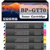 PUCIO BP-GT70YA BP-GT70MA BP-GT70CA BP-GT70BA BP-GT70 BPGT70 CARTURCA Toner Alta CASATURA Compatibile per Sharp BP-50C26 BP-50C31 BP-50C36 BP-50C45 BP-50C55 BP-50C5 4color