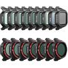 Freewell Mega kit di filtri per DJI Mini 5 Pro con UV, ND, ND/PL, LPR, foschia luminosa, ND1000 10 stop, CPL, riduzione della foschia, set di filtri cinematografici per fotografia aerea