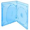 Prodye Nierle Elite Premium Custodie Blu-ray per 3 dischi, Slim 12.5 mm, Machine-pack-quality, Transparente, Blu, 30 pezzi