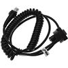 vhbw cavo dati da spina RJ45 a spina RS232 sostituisce Datalogic 90A051935, CAB-362 per lettore codici a barre - Cavo a spirale, 3 m, nero