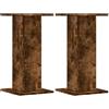 vidaXL Supporti Altoparlanti 2 pz Rovere 30x30x40 cm Legno Multistrato, stand per altoparlanti, supporto per altoparlanti da tavolo, supporto per altoparlanti surround
