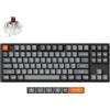 Keychron K8 MAX Tastiera meccanica wireless, 2,4 GHz/Bluetooth/USB-C, RGB, QMK/VIA, Hot-swap, Telaio in Alluminio, Macro programmabili, PBT Keycaps, Per Mac Windows, Super Brown Switch