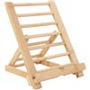 Ynnhik Porta Tablet In Legno - Supporto Da Scrivania Pieghevole E Regolabile, Poggia Smartphone Da Tavolo, Espositore Per Libri Di Con Ricette Da Cucina | Porta Di Ricarica Supporto Per Tablet PC Decor
