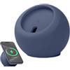 Generic Supporto da scrivania con caricatore wireless magnetico,Supporto da scrivania con caricatore wireless magnetico | Supporto di ricarica in silicone,Supporto per caricabatterie, base di montaggio
