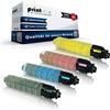 Print-Klex - 4 cartucce toner compatibili per Ricoh Aficio SP C430dn Aficio SP C430Series Aficio SP C431dn 821074 821075 821076 821077 Nero Blu Rosso Giallo - Eco Easy Serie