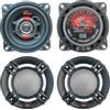 Generico KIT SET PER SP AUDIO SP-4C 2 altoparlanti diffusori coassiali a 2 vie, 4 10 cm 100 mm, 60 watt rms 120 watt max, impedenza 4 ohm, sensibilità 84 db, per auto, a coppia + griglie omaggio