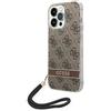 Guess GUOHCP14XH4STW - Custodia rigida per iPhone 14 Pro Max 6,7, marrone/marro