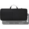 AF-WAN Custodia in neoprene portatile impermeabile, antipolvere e antiurto per Logitech POP ICON Keys Wireless Bluetooth Tastiera & Mouse Combo | Design pieghevole con manico e tasca a rete