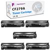 Generico 5 Toner Compatibile per CF279A 79A per stampanti HP LaserJet Pro M12a M12w MFP M26a MFP M26nw nero 1000 copie