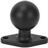 Leopacat Base per Montaggio a Sfera 1,5 Pollici,Staffa con Base a Sfera Piastra in Lega Alluminio con Braccio a Doppia Presa Dimensione C per Supporto RAM da Moto e Bici Accessori per Veicoli Outdoor