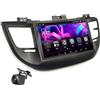 UGAR Autoradio UGAR Android 15 compatibile per HYUNDAI Tucson 2015-2018 9 pollice Autoradio touchscreen con CarPlay wireless e Android Auto, 8GB+128GB, Bluetooth, WiFi, DSP, DAB+, navigazione GPS