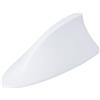 Marchfunny Elegante per antenna a pinna di squalo per auto, accessorio funzionale e decorativo per migliorare la ricezione (bianco)