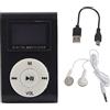 EIMSOAH Mini Lettore Musicale MP3 Portatile, Mini Lettore Multimediale con Schermo LCD BackClip Sportivo, Supporto per Slot per Scheda di Memoria Fino a 32 GB, Batteria a Lunga Durata,