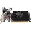 Goshyda Scheda Grafica GT610 GDDR3 da 2 GB a 64 Bit, HDMI, DVI, VGA, Scheda Video PC, GPU per Computer Desktop, PCI Express 1.1 X 16, con Ventola di Raffreddamento