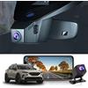 Fitcamx Front 1440P + Rear 1080P Dash Cam compatibile con Cupra Formentor 2021-2024, VW Golf Mk8 GTE GTD GTI R, modalità parcheggio, sensore G, visione notturna, scheda da 64 GB