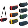 Generic Custodia in silicone per altoparlante Bluetooth JBL Charge 5, custodia da viaggio con tracolla e moschettone (arancione)