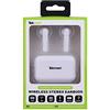 Tekmee Auricolari Wireless Stereo Bar Bianco Bluetooth 5.0 Senza Fili Bassi Potenziati, Custodia a Ricarica Magnetica, Microfoni Integrati, Prova di Sudore, Touch Control per Samsung iPhone Huawei
